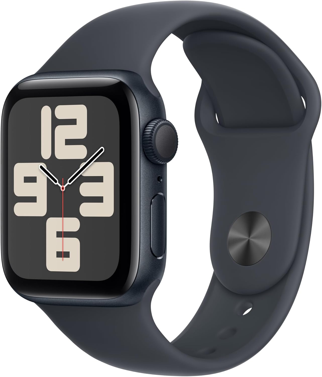 Apple Watch SE (2nd Gen) [GPS 40mm] Smartwatch with Midnight Aluminum Case with Midnight Sport Band S/M. Fitness & Sleep Tracker, Crash Detection, Heart Rate Monitor